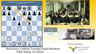 Mechanics' Institute Tuesday Night Marathon Nov-Dec 2021 Round 5. November 23, 2021.