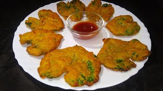 Polta pata Pakora Recipe