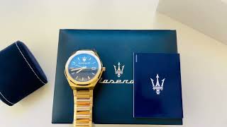 Maserati golden Watch R8853142004 Unboxing