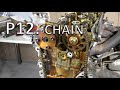 P12/41. How to Disassemble Toyota Camry 2.4 VVT-i engine 2AZ-FE: Timing chain removal