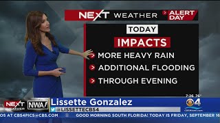 NEXT Weather - Tropical Storm Fiona +South Florida Forecast - Friday Morning 9/16/22