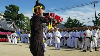 2018 内海八幡神社秋季例大祭 馬木大太鼓