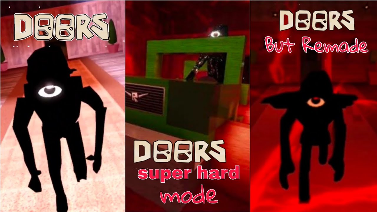 [ROBLOX] Doors Vs Doors Super Hard Mode Vs Doors But Remade Seek Chase ...