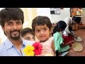 Download Sivakarthikeyan's daughter Aradhana's vidyarambham | Writing on rice grains In Mp4 3Gp Full HD Video
