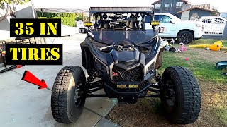 CAN AM X3 MAX XRS on 35 IN TIRES METHOD RIMS EP - 113