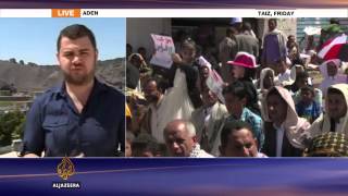 Thousands protest against Houthi coup in Yemen