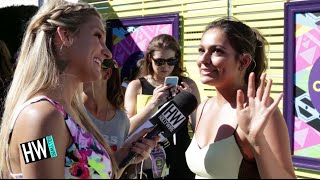 Bethany Mota Fangirls Over Britney Spears! (TEEN CHOICE 2015) | Hollywire