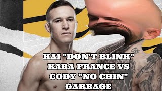 When trash talking goes wrong Kai Kara France Vs Cody “No Chin” Garbage