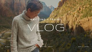 Knitting and Travel Vlog | Utah Travels | Knitting on the Road | Knitting Vlog | Knitting Podcast