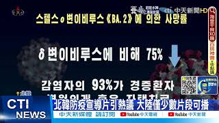 【每日必看】北韓防疫宣傳片引熱議 網友:Omicron對北韓人是巨大災難｜北韓疫情狂燒 金正恩令平壤藥局24小時營業@中天新聞CtiNews @健康我加1CtiHealthyme  20220518