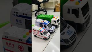 Box full of Model Car Jaguar, Nissan, Audi, Maserati, Peugeot, Pickup Truck , Police Pickup Trucks