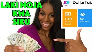 Jinsi ya kupata pesa kwa kuangalia video za youtube tu? Dollartub ukweli kuihusu.