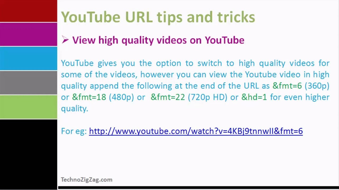 YouTube URL Tips And Tricks - YouTube