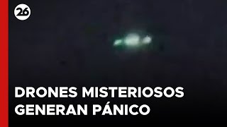 🔴 DRONES MISTERIOSOS generan PÁNICO en  ESTADOS UNIDOS