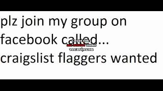 Craigslist Flagging 2014