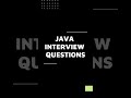 Java Interview Questions - Exception - #13
