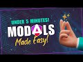 The easiest way to add a modal in Angular