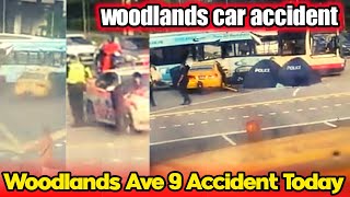 Woodlands Ave 9 Accident Today | 2022 | woodlands car accident | Woodlands Crash