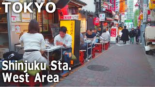 【東京散歩】新宿駅西エリア。飲み屋街と高層ビルの風景 (2022年3月)