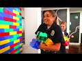 LOCKED IN LEGO PRISON FOR 24 HOURS!!