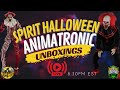 Live Spirit Halloween Animatronic Unboxings - Crouchy and Creepy Towering Clown