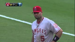 2012/07/16 Pujols' diving stop