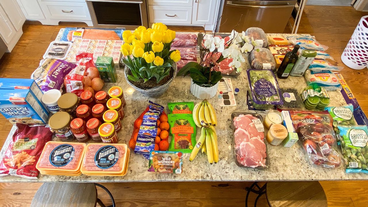 Grocery Haul Large Family Logistics Youtube