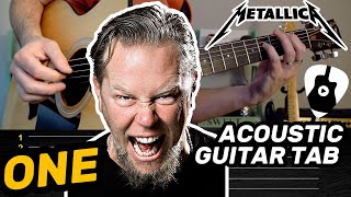 Very Easy Song for Acoustic Guitar: ONE (Metallica) TAB Cover TCDG