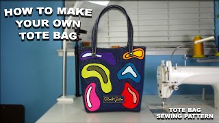 How To Make Your Own Tote Bag | RG Pattern 02