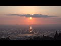 【4k】砺波平野の夕日　4kで魅せる富山の風景