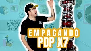 Cómo empacar una batería/Shellpack PDP X7