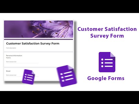 How to create a customer satisfaction survey form with Google Forms