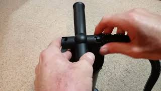 How do you attach the Intex Double Quick hose? Air mattress inflator pump.