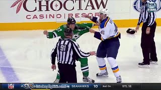 Robert Bortuzzo vs Travis Moen Dec 27, 2015