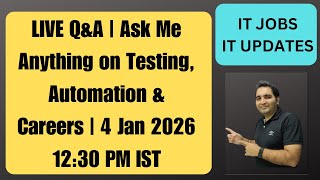Ask Anything| Testing Career Guidance| Software Testing| RD Automation Learning