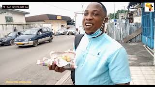 what you will eat in the street of LIBREVILLE [Africa to the world] Daniel The village Boy