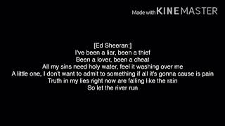 Eminem- River Lyrics Chorus Ft. Ed Sheeran