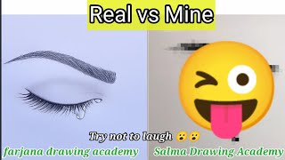 I tried to recreate farjana Drawing Academy drawings ||Inspired by farjana ||  Recreation| simpleart