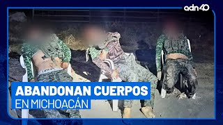 Violencia en Michoacán por enfrentamientos entre el CJNG y Los Caballeros Templarios