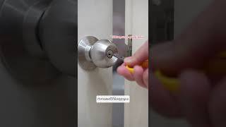 ต้องรู้! เปิดลูกบิดประตูห้องน้ำอย่างไร? ตอนฉุกเฉิน Bath room Door Knob #daddystips #ลูกบิด #Doorknop