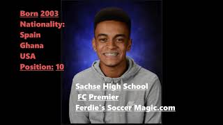 Miguel Kobby Adoboe  All his touches v Wylie High