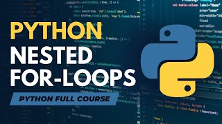 Nested For-Loops in Python | Python Full Course in Hindi/Urdu - Tutorial #16