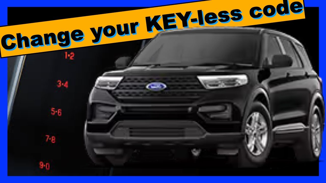 How To Change Your Ford Keyless Entry Code Youtube