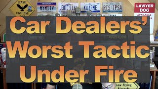 Car Dealers' Worst Tactic Under Fire