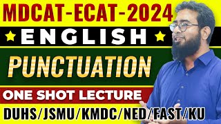 MDCAT-ECAT-2024 | English | Punctuation | One Shot Lecture | PMDC Syllabus