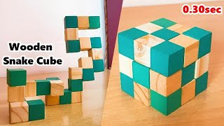 How To Solve Wooden Snake Cube By Kapil Bhatt