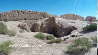 Fortress Kyzyl-kala in Karakalpakstan Biruni, the region of fortresses of Khwarezm, Uzbekistan