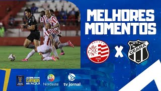 Náutico 0 x 0 Ceará - Melhores Momentos - Copa do Nordeste - 14 02 2024