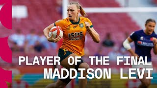 "I wouldn't do it without the girls!" | Maddison Levi | HSBC SVNS Madrid Player of the Final