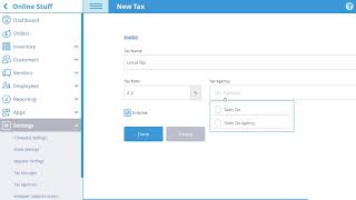 Add a Tax | eHopper POS